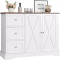 COZONY Sideboard Buffet Cabinet with Storage, Kitchen Cabinet with Drawers and Doors, Multi-Functional Coffee Bar Cabinet for Living Room Dining Room