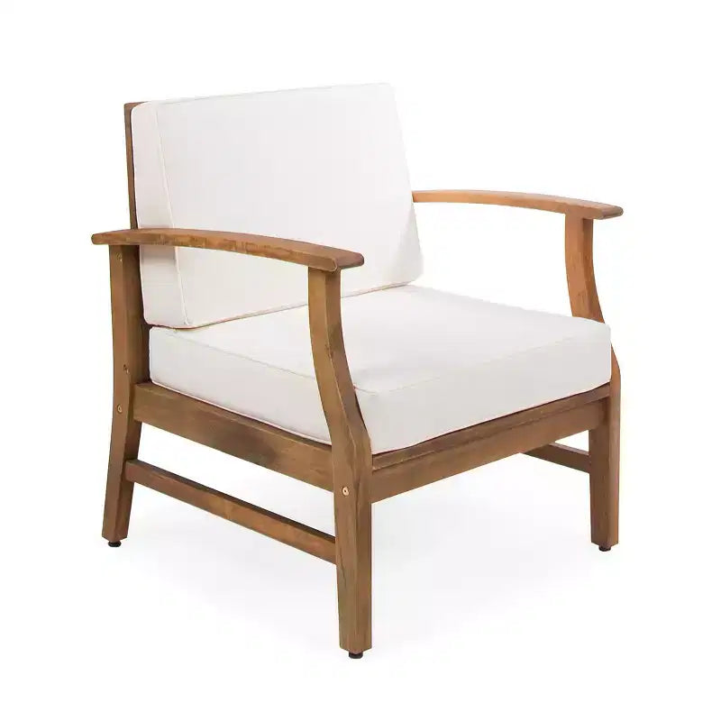 Christopher Knight Home Fauteuil club d'extérieur Perla en bois d'acacia