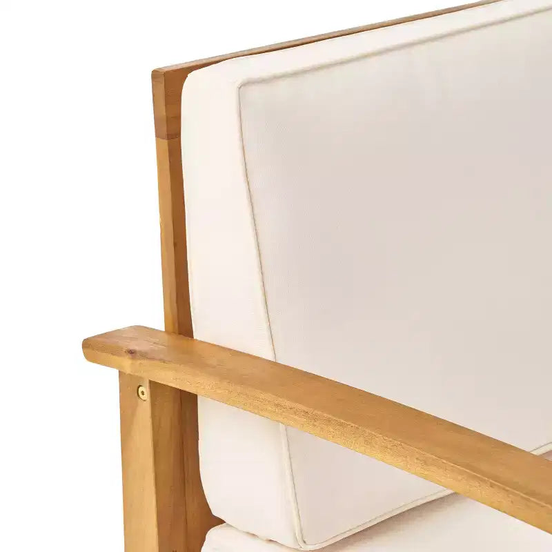 Christopher Knight Home Fauteuil club d'extérieur Perla en bois d'acacia