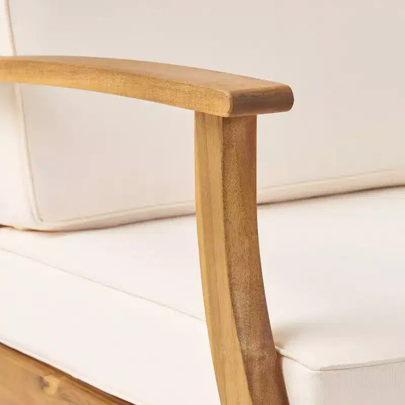 Christopher Knight Home Fauteuil club d'extérieur Perla en bois d'acacia