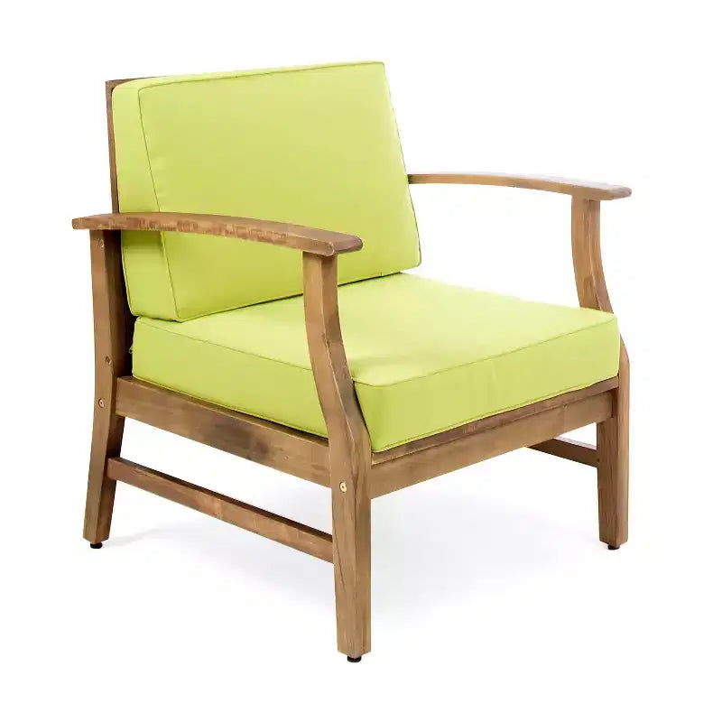 Christopher Knight Home Fauteuil club d'extérieur Perla en bois d'acacia