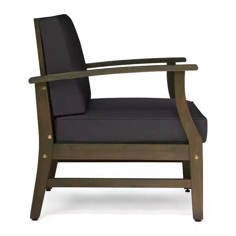Christopher Knight Home Fauteuil club d'extérieur Perla en bois d'acacia