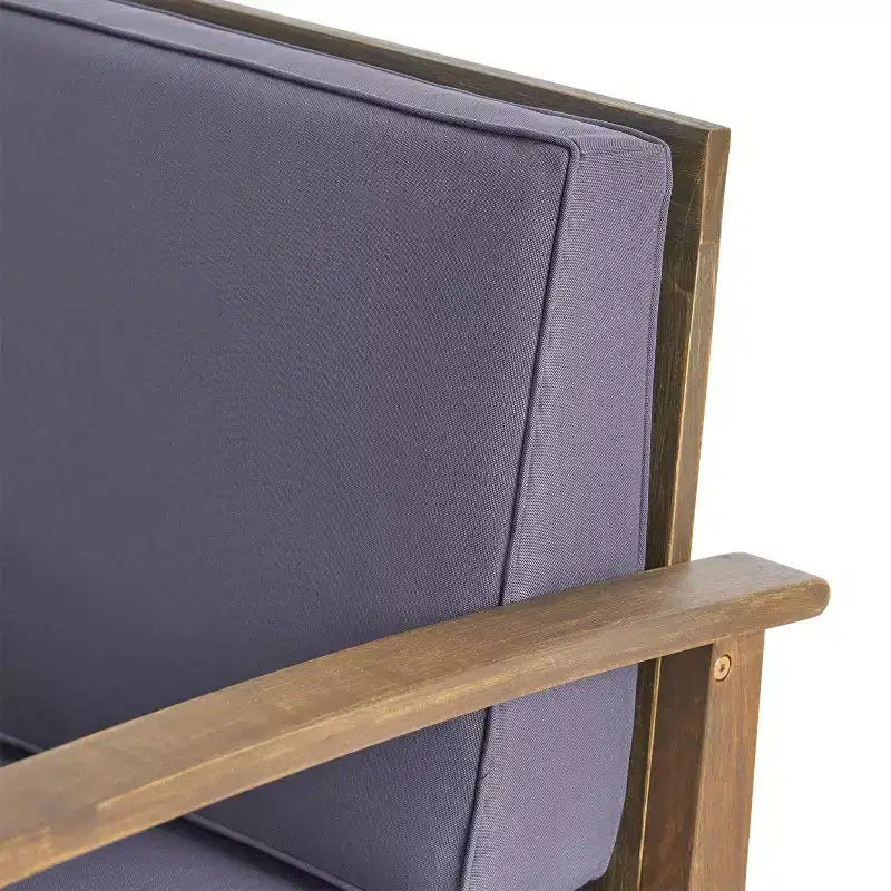 Christopher Knight Home Fauteuil club d'extérieur Perla en bois d'acacia
