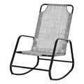 Garden Rocking Chair, Outdoor Indoor Sling Fabric Rocker for Patio, Balcony, Porch