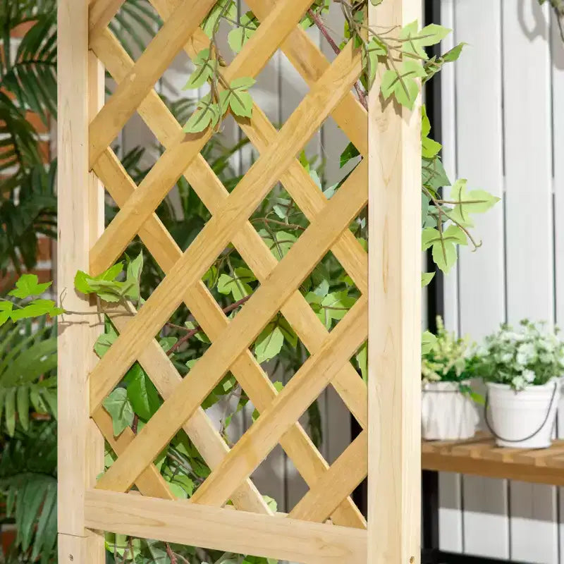 Banc de jardin avec pergola, Banc d'extérieur pour plantes grimpantes