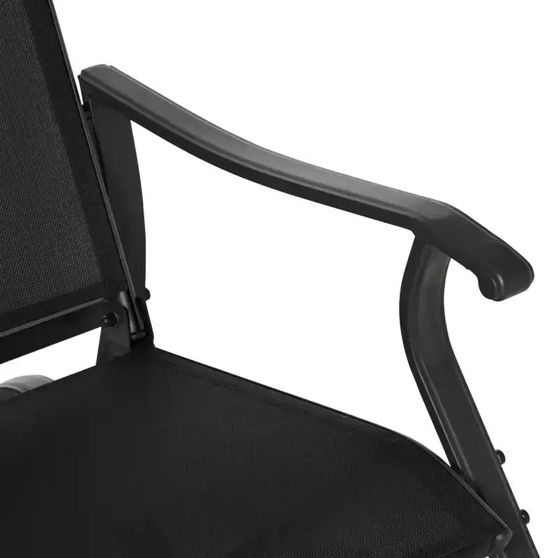 Ensemble de planeurs 4 pièces, ensembles de meubles d'extérieur avec banc de patio planeur 2 personnes, chaise longue simple et table basse en verre pour cour arrière, pelouse et jardin