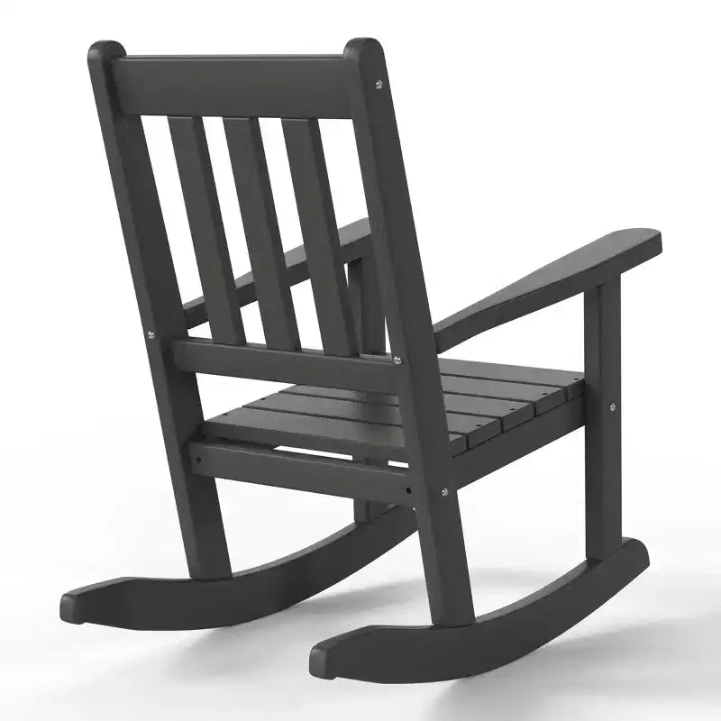WestinTrends Malibu Chaises à bascule d'extérieur en plastique HDPE pour enfants (Lot de 2)