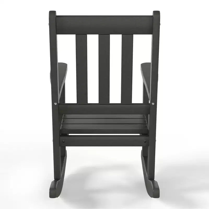 WestinTrends Malibu Chaises à bascule d'extérieur en plastique HDPE pour enfants (Lot de 2)