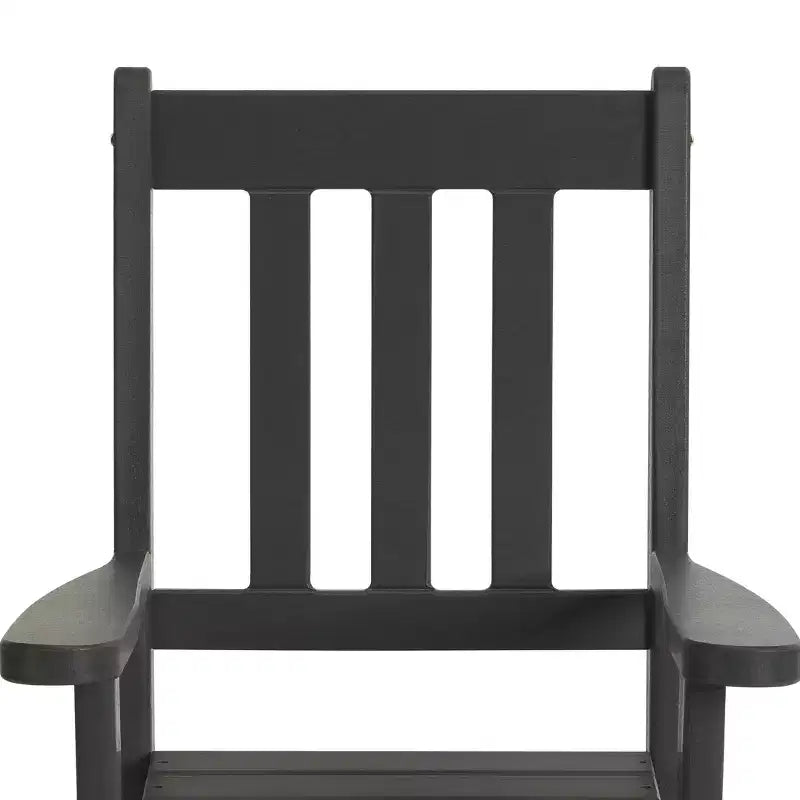 WestinTrends Malibu Chaises à bascule d'extérieur en plastique HDPE pour enfants (Lot de 2)
