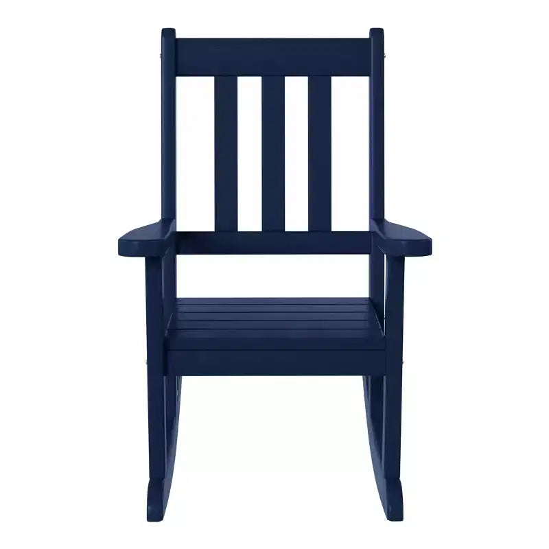 WestinTrends Malibu Chaises à bascule d'extérieur en plastique HDPE pour enfants (Lot de 2)