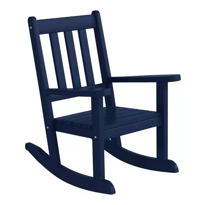 WestinTrends Malibu Chaises à bascule d'extérieur en plastique HDPE pour enfants (Lot de 2)