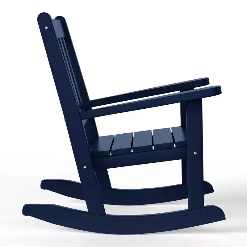 WestinTrends Malibu Chaises à bascule d'extérieur en plastique HDPE pour enfants (Lot de 2)