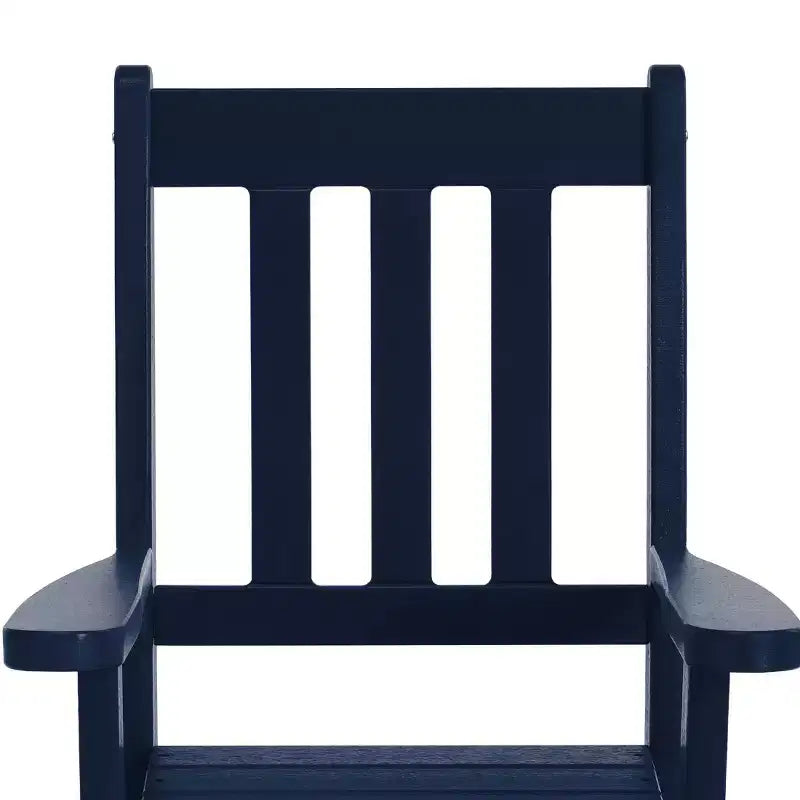 WestinTrends Malibu Chaises à bascule d'extérieur en plastique HDPE pour enfants (Lot de 2)