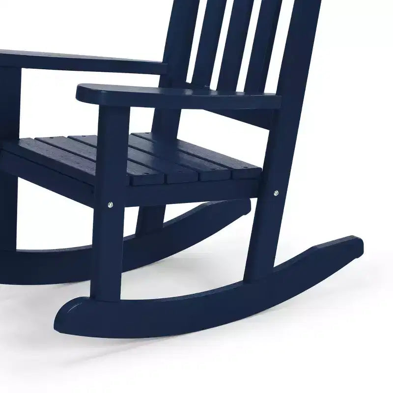WestinTrends Malibu Chaises à bascule d'extérieur en plastique HDPE pour enfants (Lot de 2)