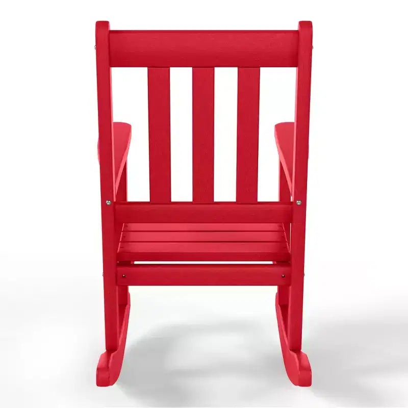 WestinTrends Malibu Chaises à bascule d'extérieur en plastique HDPE pour enfants (Lot de 2)