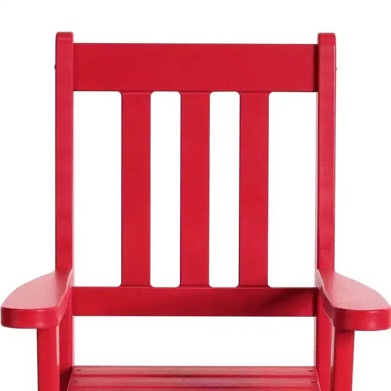 WestinTrends Malibu Chaises à bascule d'extérieur en plastique HDPE pour enfants (Lot de 2)