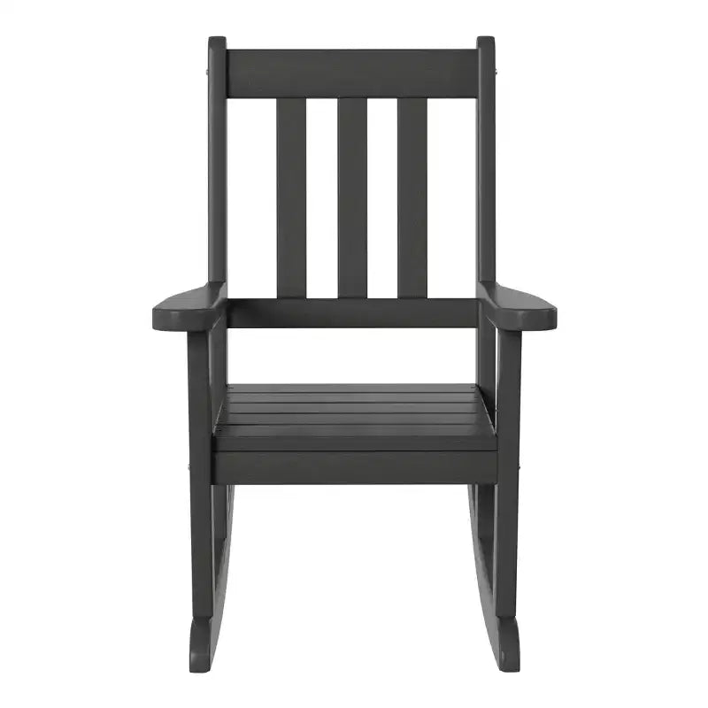 WestinTrends Malibu Chaises à bascule d'extérieur en plastique HDPE pour enfants (Lot de 2)