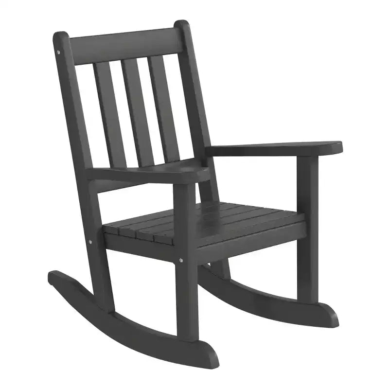 WestinTrends Malibu Chaises à bascule d'extérieur en plastique HDPE pour enfants (Lot de 2)