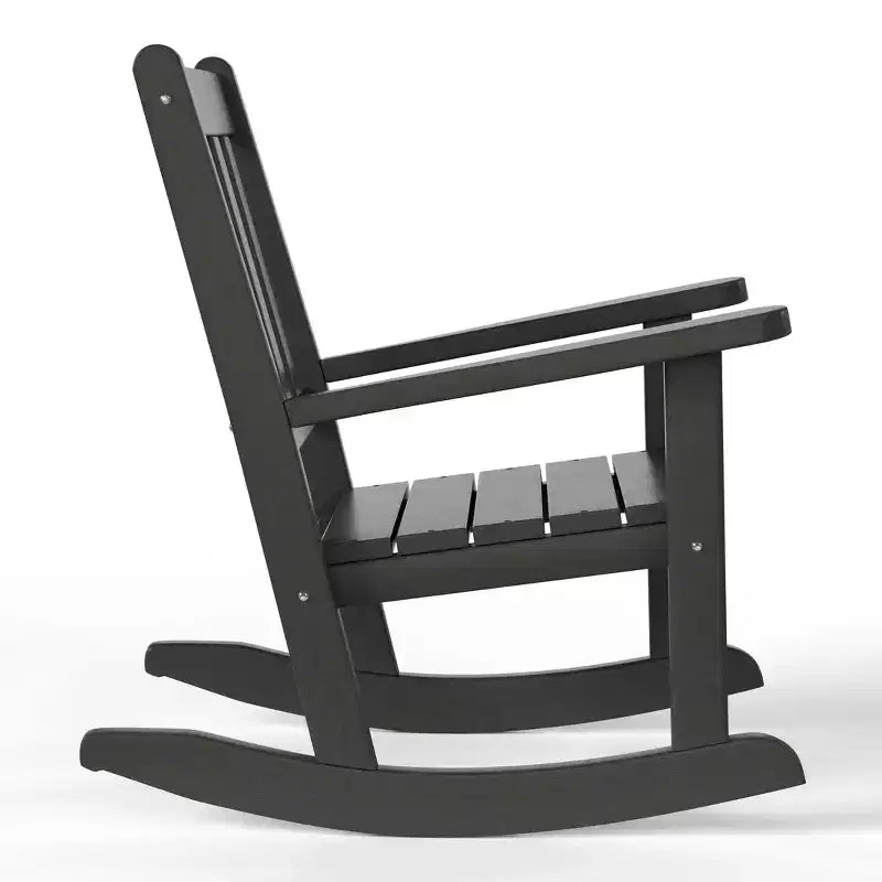 WestinTrends Malibu Chaises à bascule d'extérieur en plastique HDPE pour enfants (Lot de 2)