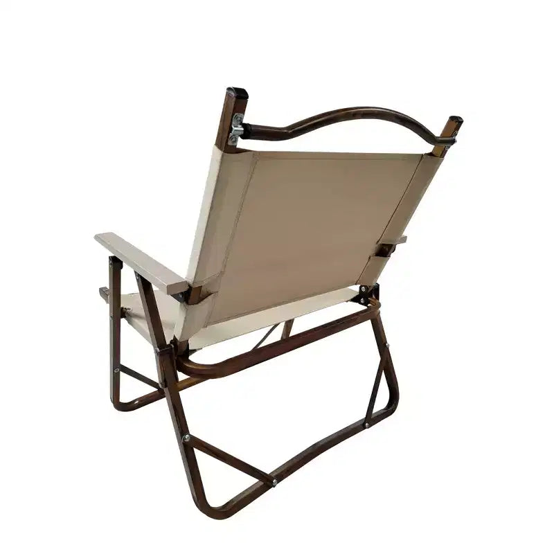 Lot de 4 chaises pliantes et portables confortables avec accoudoirs, cadre en aluminium, chaise Kermit de voyage facile à plier et à transporter, pour enfants
