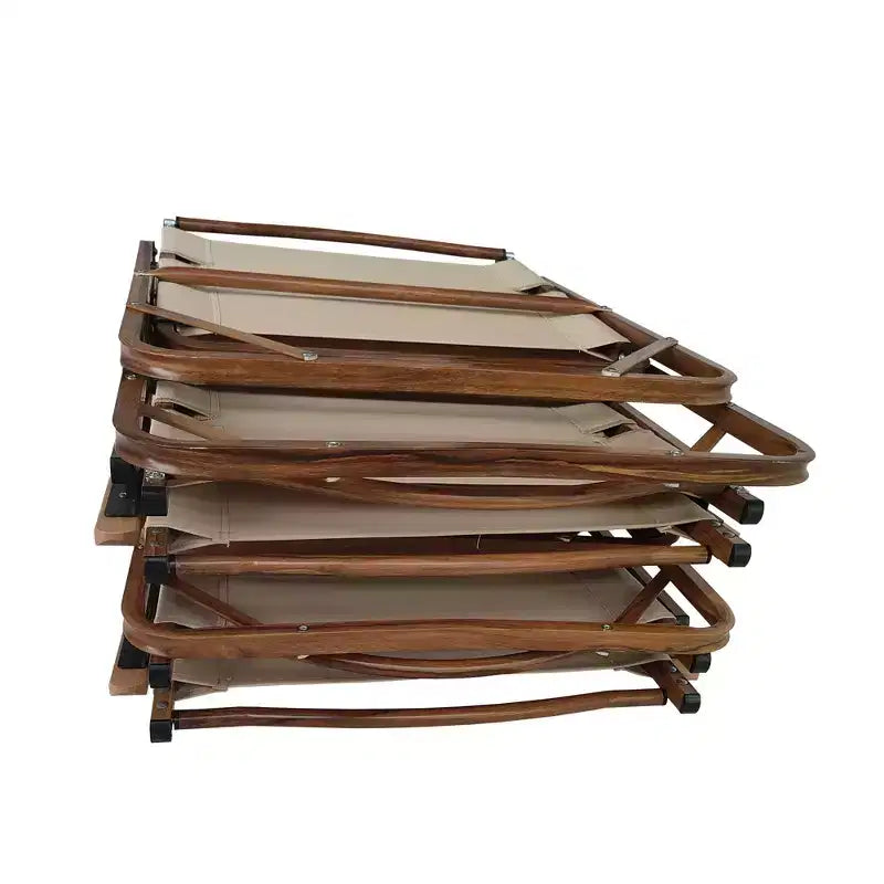 Lot de 4 chaises pliantes et portables confortables avec accoudoirs, cadre en aluminium, chaise Kermit de voyage facile à plier et à transporter, pour enfants