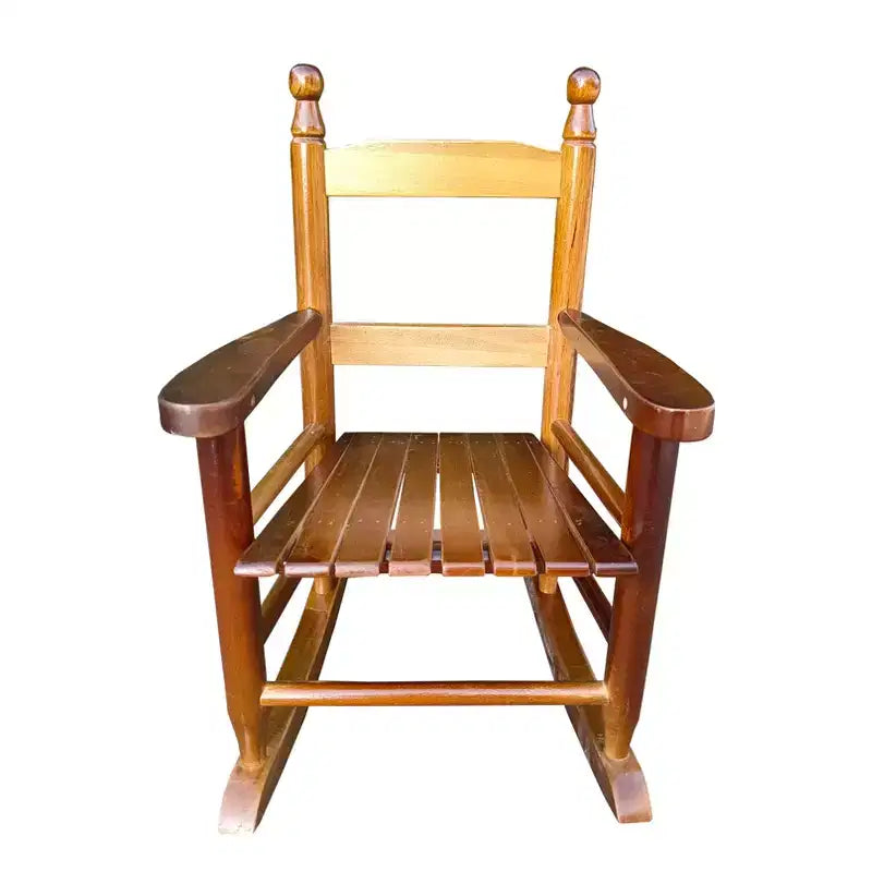 Fauteuil à bascule en chêne pour enfants - Intérieur ou extérieur - Adapté aux enfants - Durable
