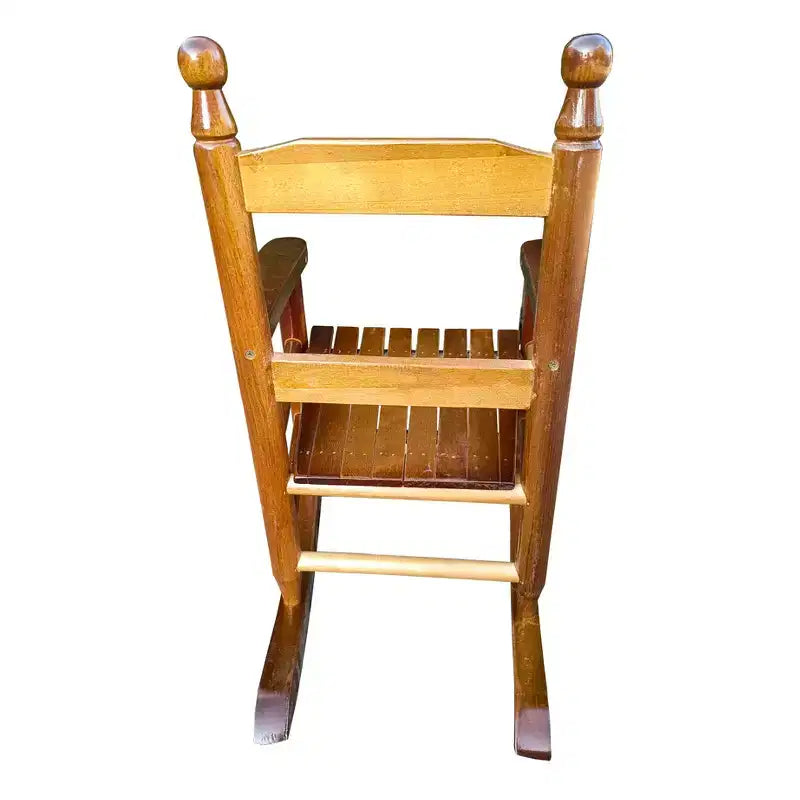 Fauteuil à bascule en chêne pour enfants - Intérieur ou extérieur - Adapté aux enfants - Durable