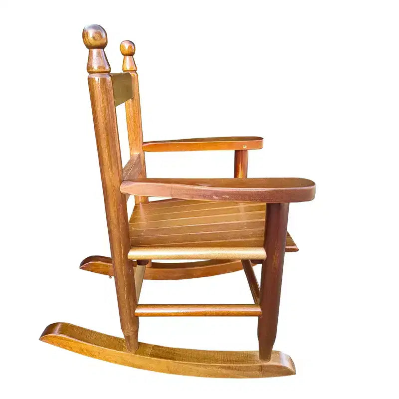 Fauteuil à bascule en chêne pour enfants - Intérieur ou extérieur - Adapté aux enfants - Durable