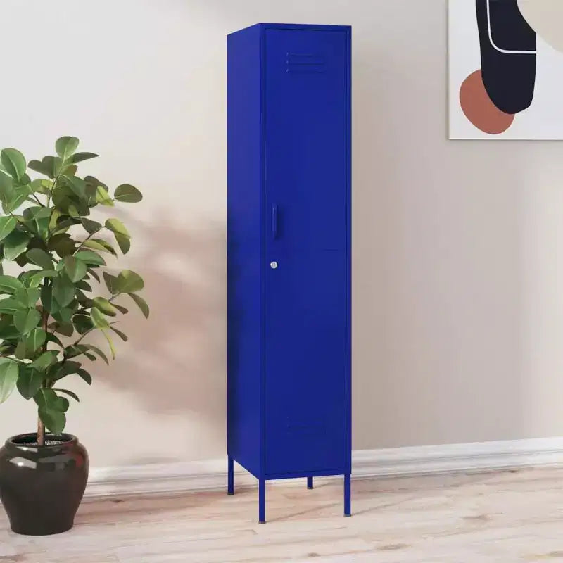 vidaXL Armoire de rangement métallique Organiseur de casiers pour école, bureau, en acier - Vert olive