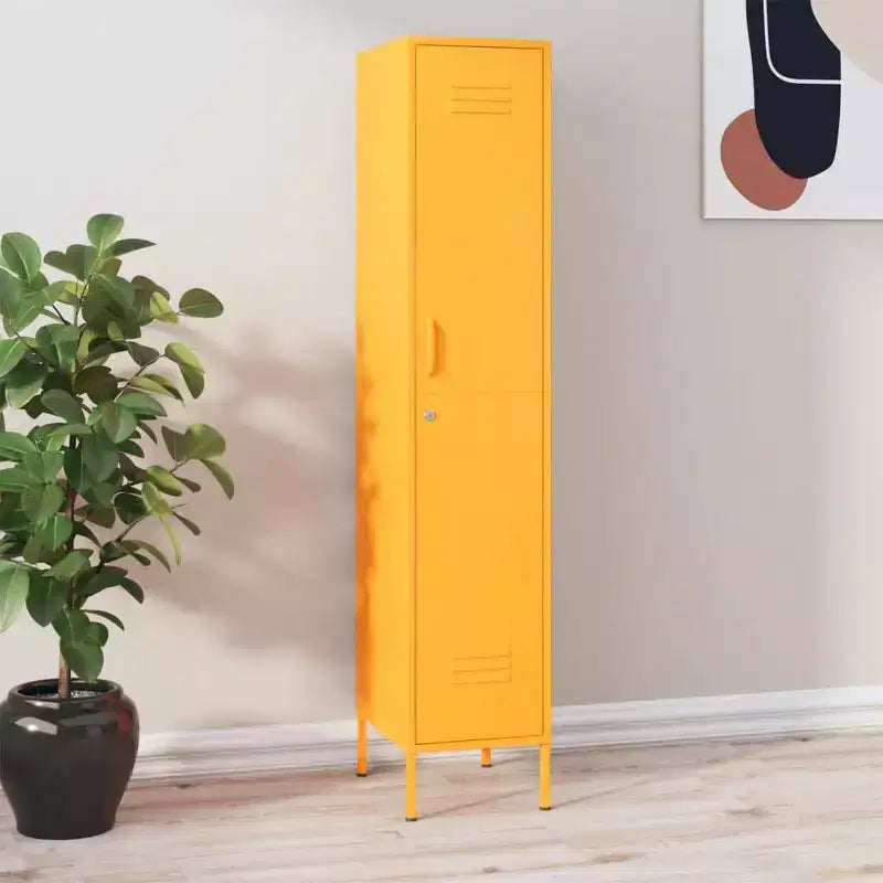 vidaXL Armoire de rangement métallique Organiseur de casiers pour école, bureau, en acier - Vert olive
