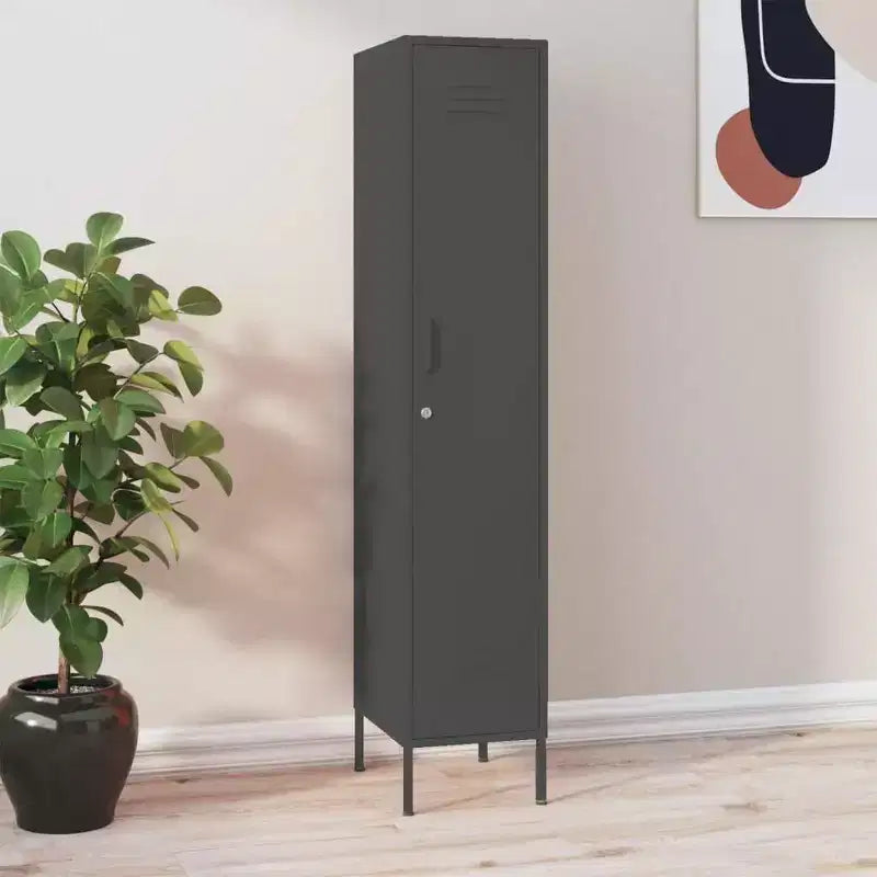 vidaXL Armoire de rangement métallique Organiseur de casiers pour école, bureau, en acier - Vert olive