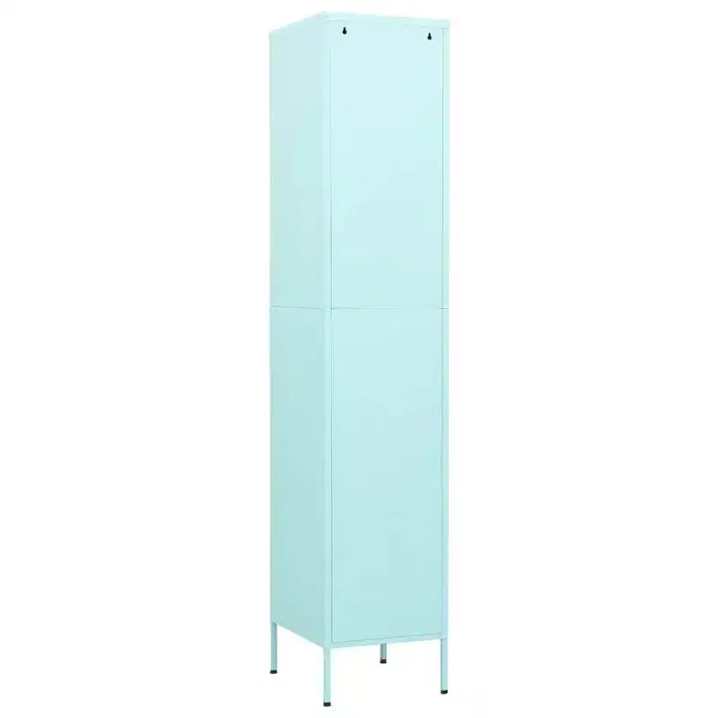 vidaXL Armoire de rangement métallique Organiseur de casiers pour école, bureau, en acier - Vert olive