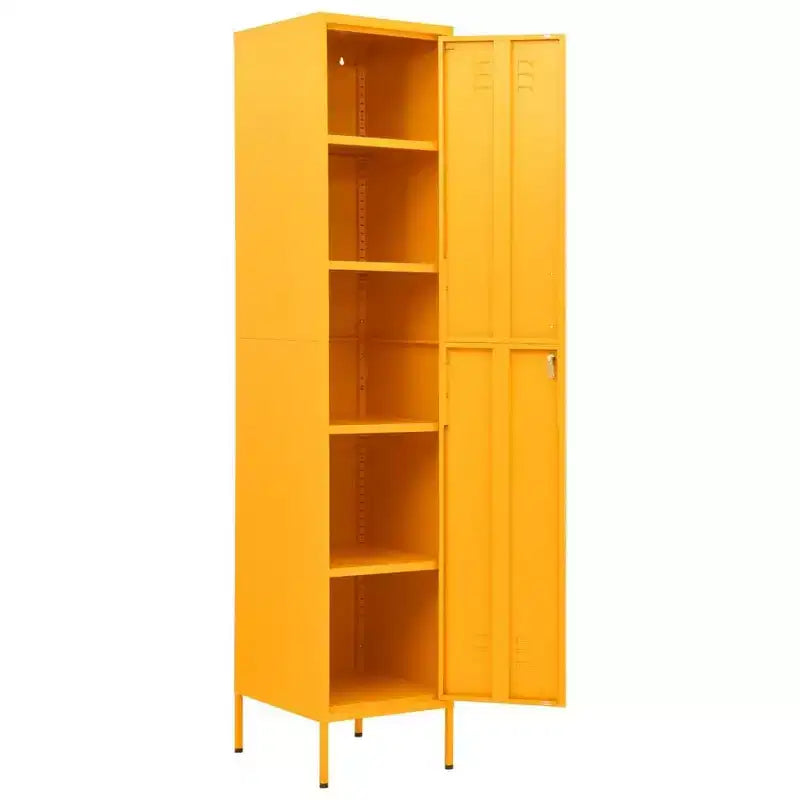 vidaXL Armoire de rangement métallique Organiseur de casiers pour école, bureau, en acier - Vert olive