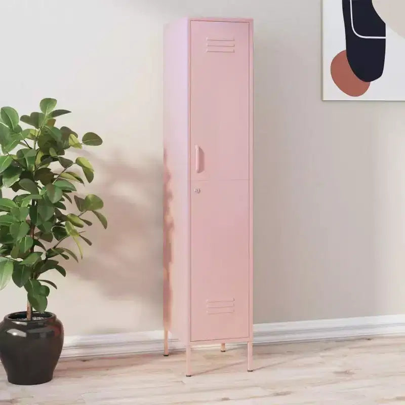 vidaXL Armoire de rangement métallique Organiseur de casiers pour école, bureau, en acier - Vert olive