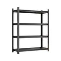 Clihome 4-Layer Metal Multi-Purpose Storage Rack,Boltless Storage Rack with Gourd Hole Design