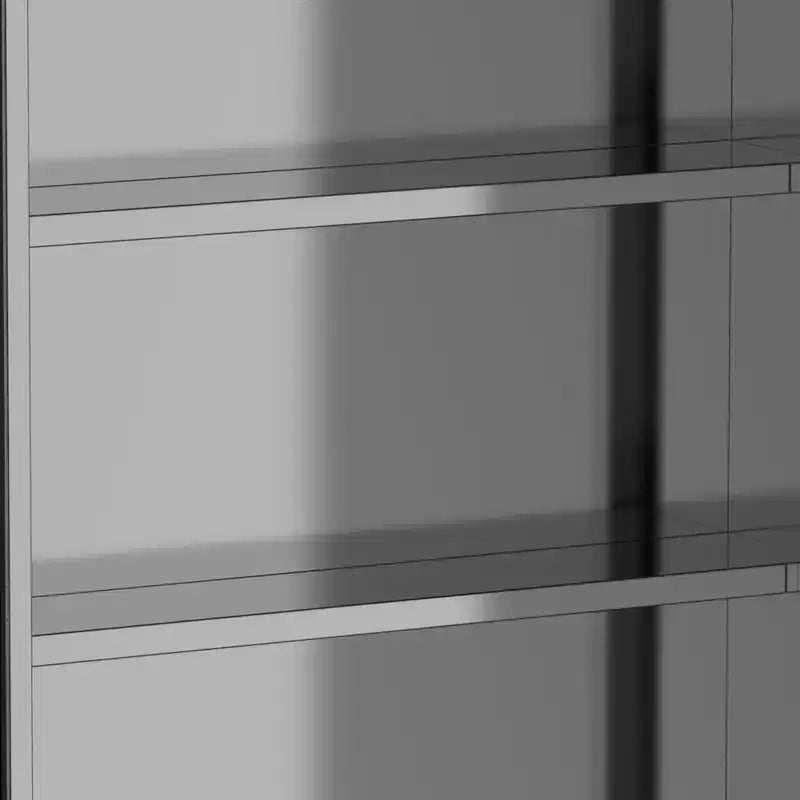 Armoire de toilette avec miroir, 24x26 Armoire à pharmacie avec cadre en acier inoxydable, Organisateur de rangement mural avec portes doubles
