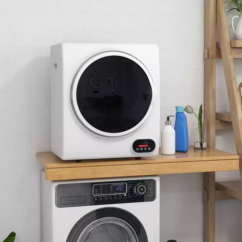 Séchoir à linge portable et compact de 1,5 pi³ avec séchage intelligent pour appartements, dortoirs, camping-cars, 850 W