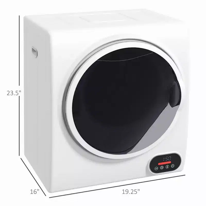 Séchoir à linge portable et compact de 1,5 pi³ avec séchage intelligent pour appartements, dortoirs, camping-cars, 850 W