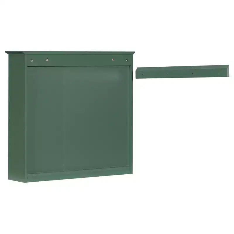 FAMYYT Armoire de toilette rectangulaire à surface de fixation en MDF de 30 po L x 28 po H avec miroir et étagères ouvertes