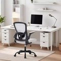 Mesh Office Chair with Adjustable Lumbar Support, -Up Armrest Rolling Work Chair, Comfy Computer Chair Gray