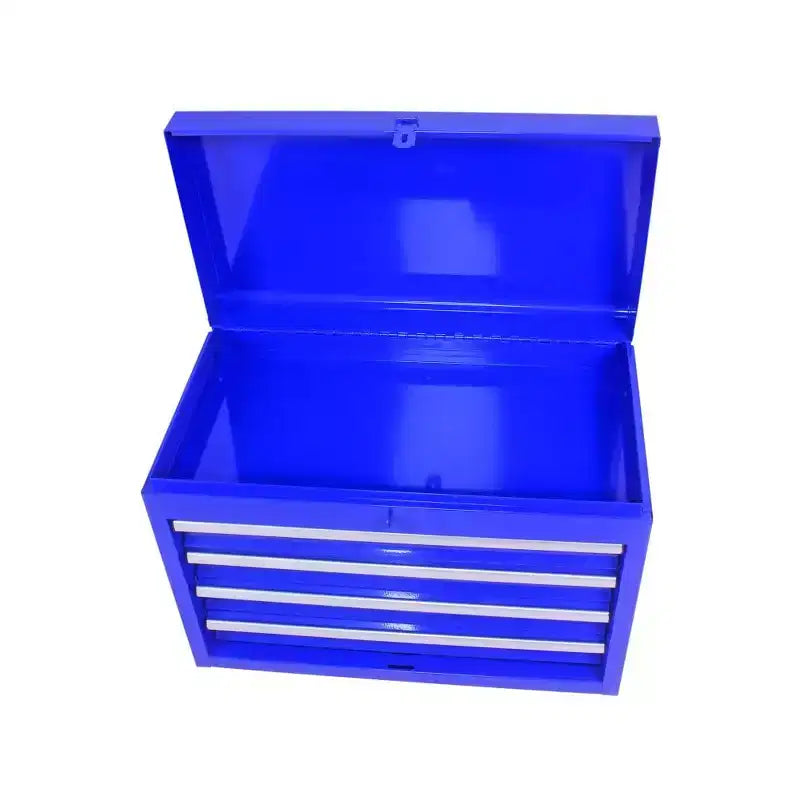 Servante d'atelier à roulettes, Meuble de rangement à outils verrouillable à 5 tiroirs avec 4 roues, Organisateur de coffre à outils avec système de verrouillage sécurisé, Boîte à outils de rangement détachable 2 en 1