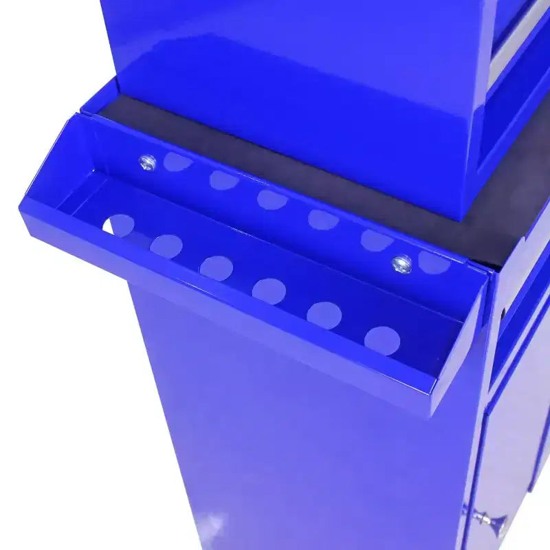 Servante d'atelier à roulettes, Meuble de rangement à outils verrouillable à 5 tiroirs avec 4 roues, Organisateur de coffre à outils avec système de verrouillage sécurisé, Boîte à outils de rangement détachable 2 en 1