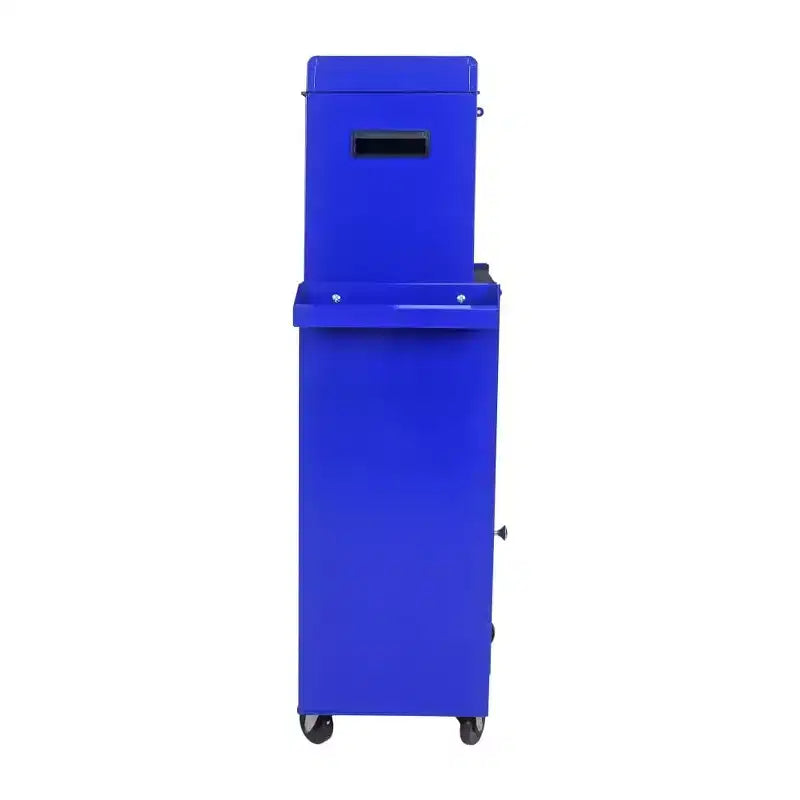 Servante d'atelier à roulettes, Meuble de rangement à outils verrouillable à 5 tiroirs avec 4 roues, Organisateur de coffre à outils avec système de verrouillage sécurisé, Boîte à outils de rangement détachable 2 en 1