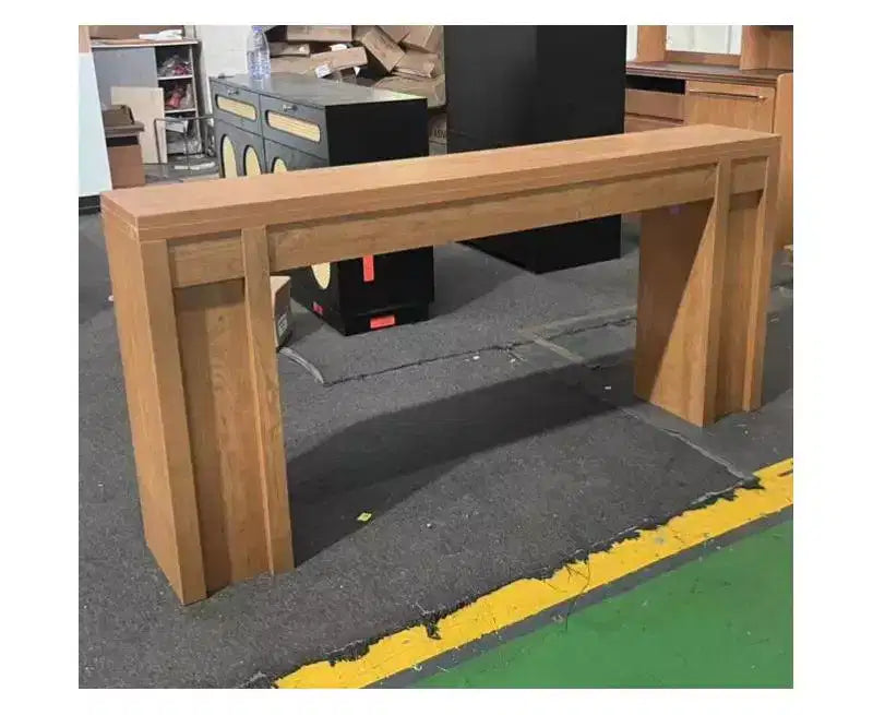 Long Console Table for Entryway, 2-Tier Large Sofa Table with Storage