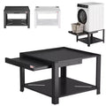 Washer and Dryer Pedestals with Basket Shelf, 20 Hight Laundry Pedestal with Adjustable Anti-Vibration Pads
