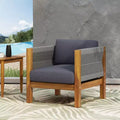 TUYOHW Boho Style Outdoor Accent Chair/Loveseat with Coffee Table,Set of 1/2,Patio Lounge Armchair for Porch,Garden & Backyard,400lbs Capacity