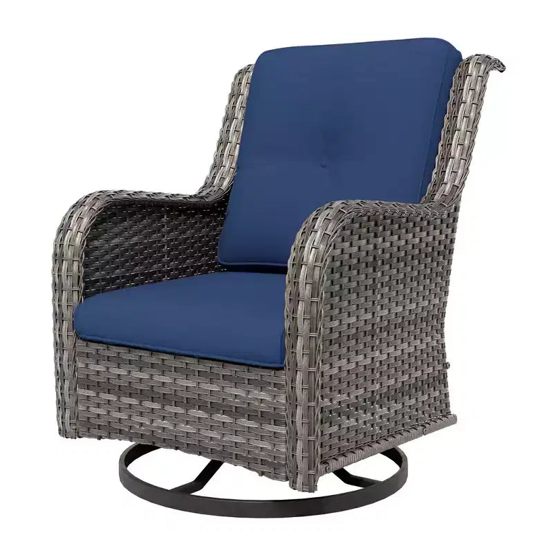 Chaise de patio pivotante et à bascule d'extérieur UPTIOT