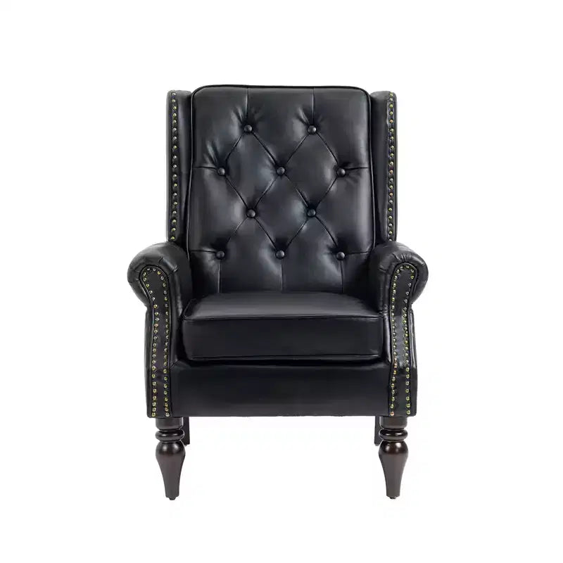 Lounge Chair, Wood Frame Armchair with Removable Cushion, Modern Accent Chair Leisure Chair Compatible with Living Room , Bedroom