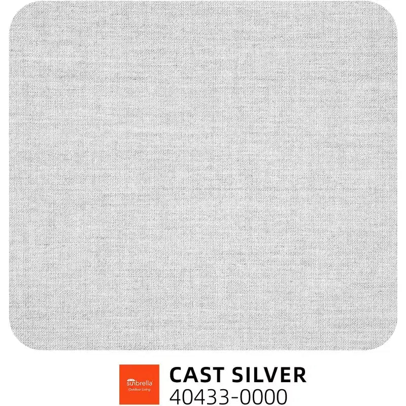 Fauteuil pivotant d'extérieur moderne en aluminium Christopher Knight Home Rebecca avec coussins épais Sunbrella