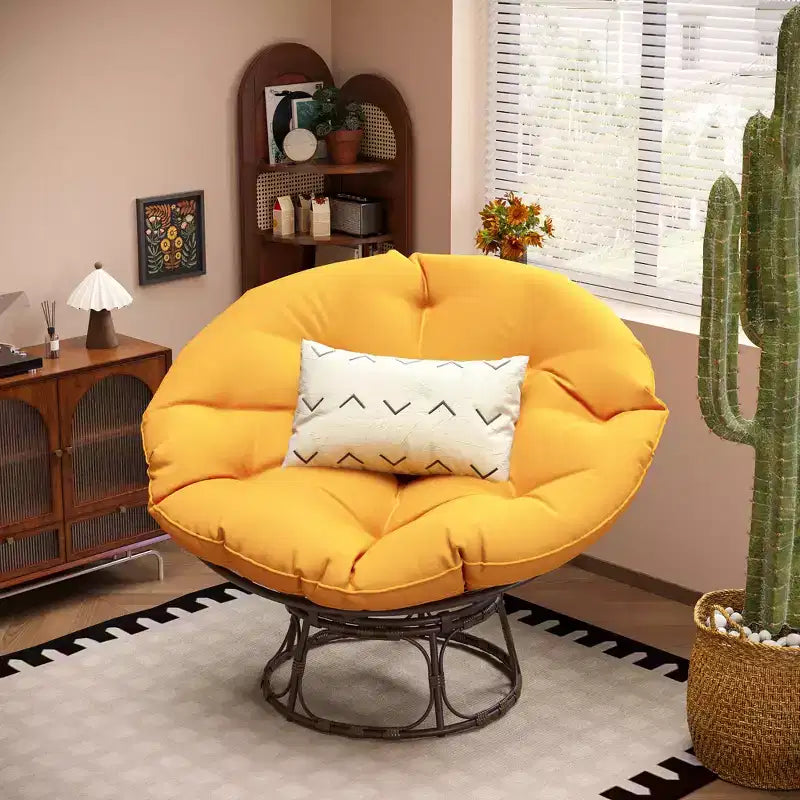 Fauteuil de patio Papasan avec coussins